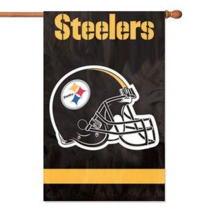 ✨HP✨ NFL Pittsburgh Steelers Embroidered Banner Flag 28"x 44"
